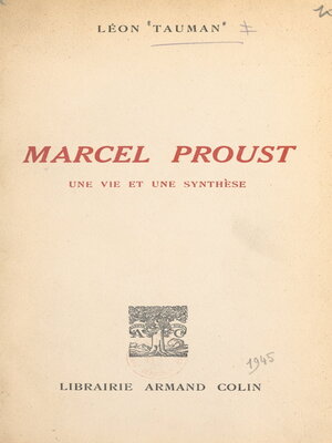 cover image of Marcel Proust
